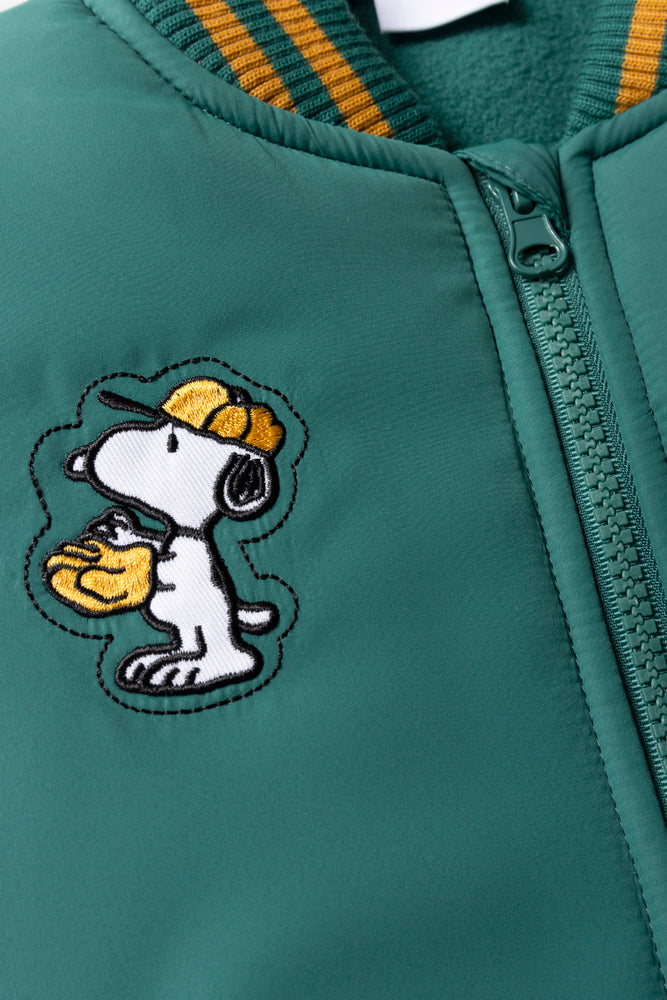Snoopy Bomber Jacket Green