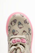Hello Kitty Light Up Boots Cream (4)