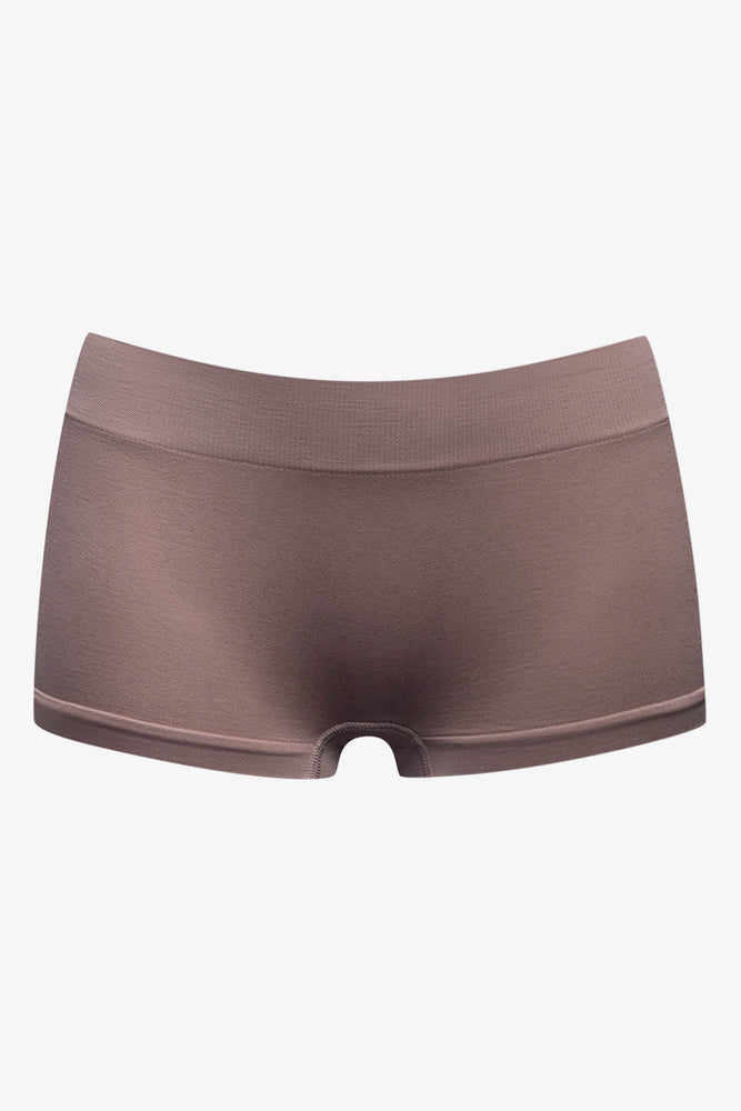 3 Pack Seamfree Boyleg Black, Natural & Grey (2)