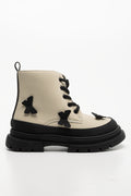Lace Up Boots Natural (1)