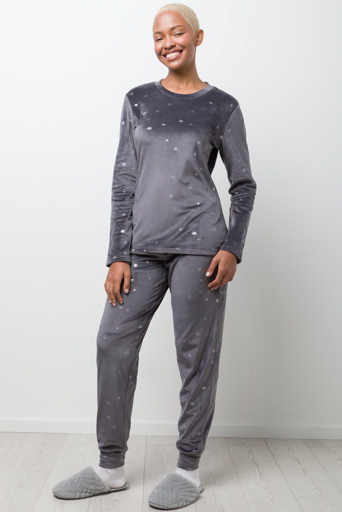 Fleece Pyjamas Dark Grey