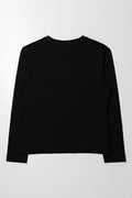 Long Sleeve Crew Neck Black (2)