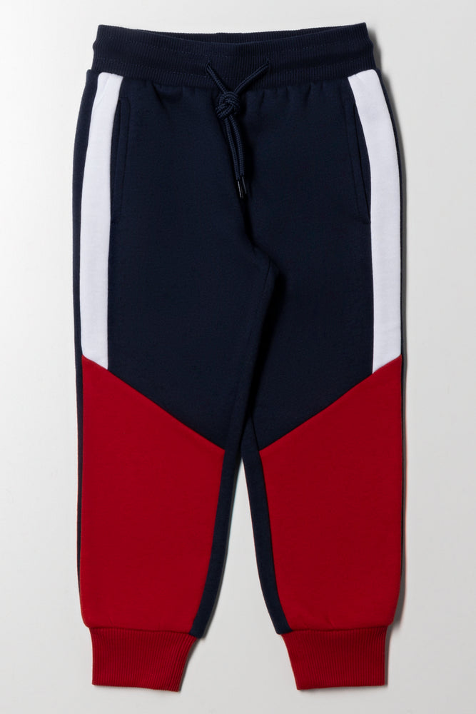 Trackpants Navy & Red