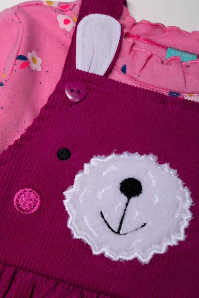 Corduroy Pinni Set Purple (1)
