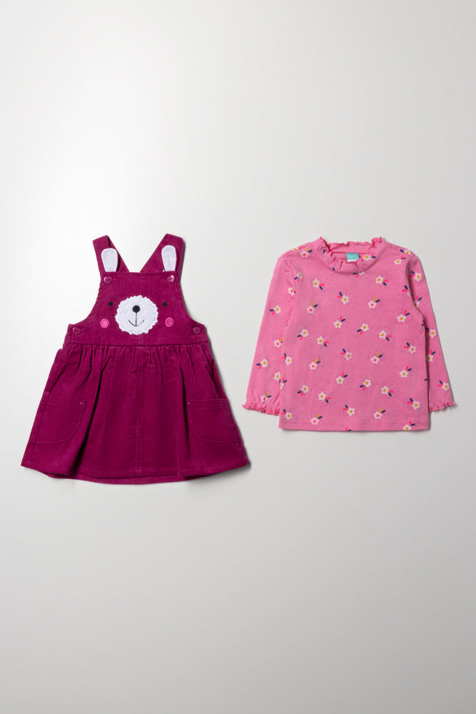 Corduroy Pinni Set Purple (2)