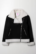 Sherpa Suede Aviator Black