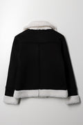Sherpa Suede Aviator Black (2)
