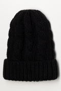 Chunky Knit Beanie Black