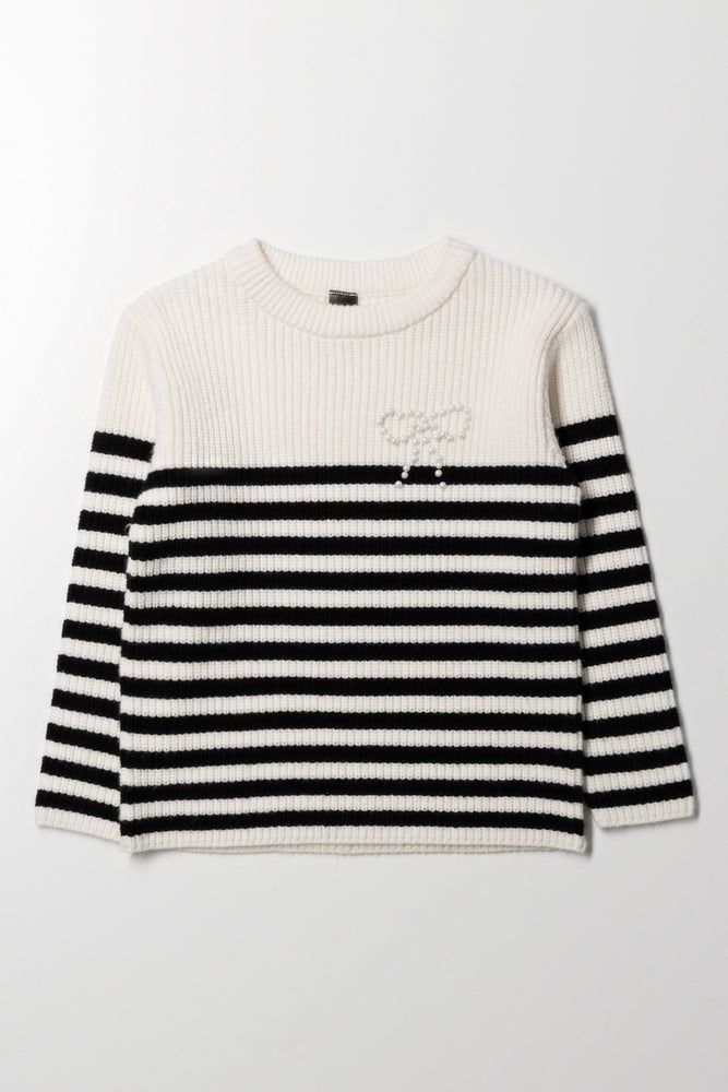 Stripe Jersey Cream