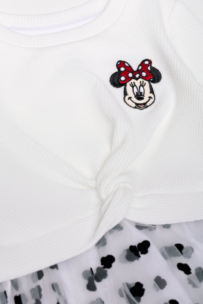 Minnie Mouse Tulle Dress White (1)