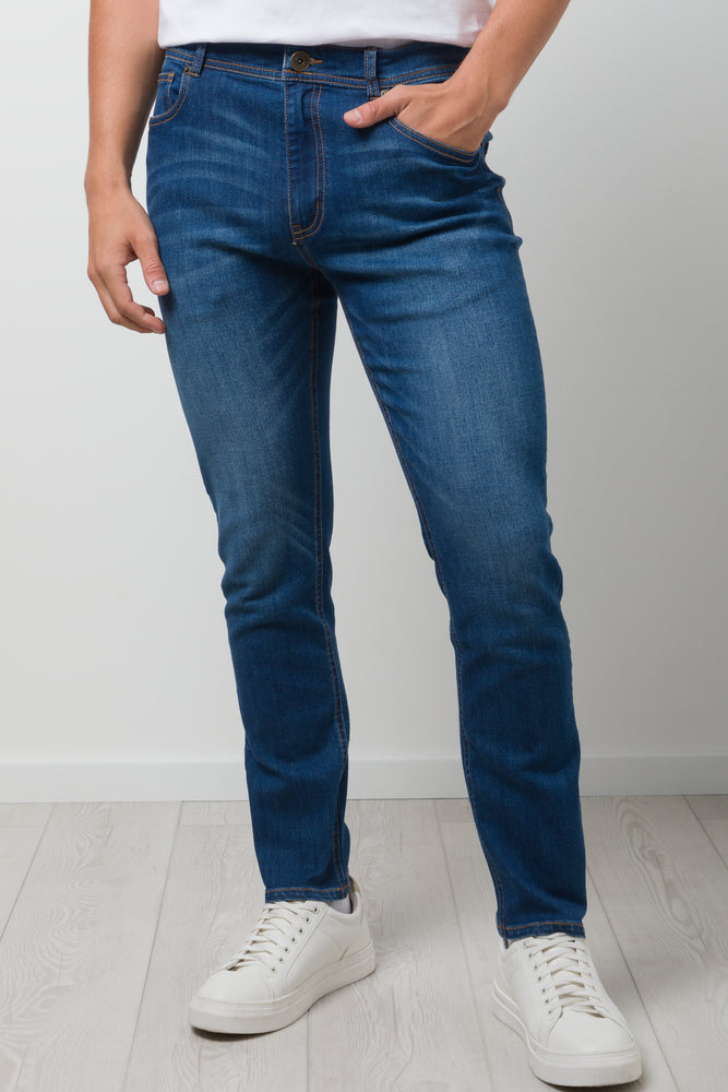 Skinny Denim Jeans Blue