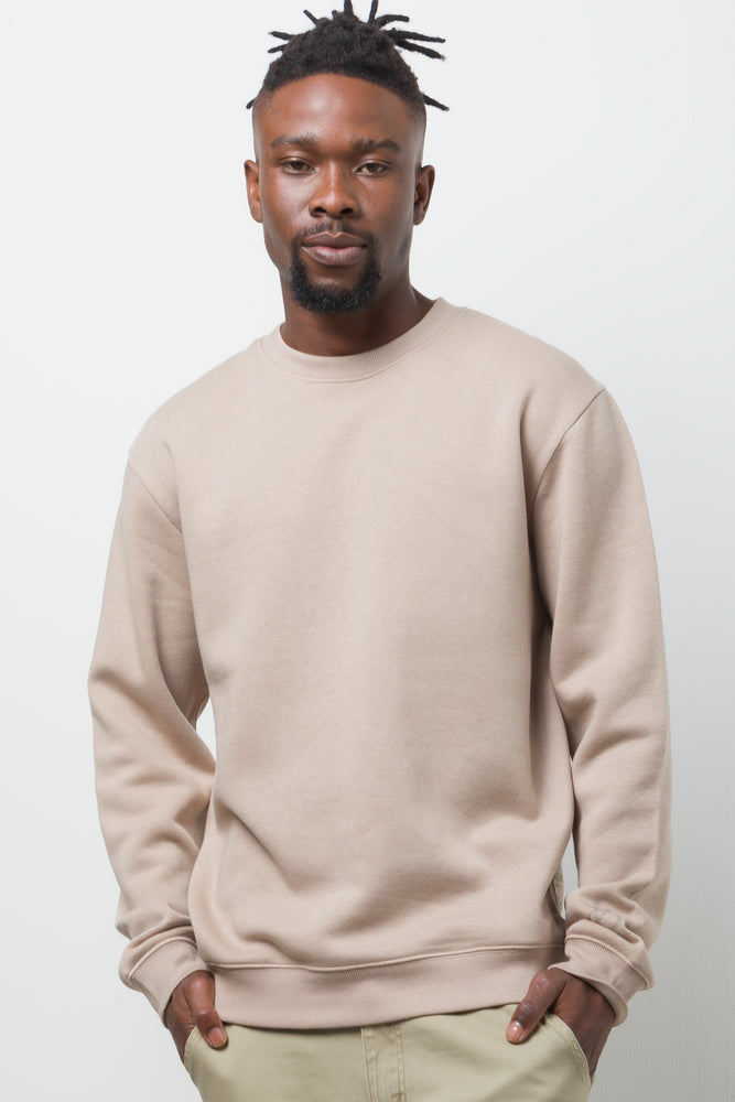 Crew Neck Tracktop Natural
