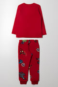 Avengers Long Sleeve Pyjamas Red (3)