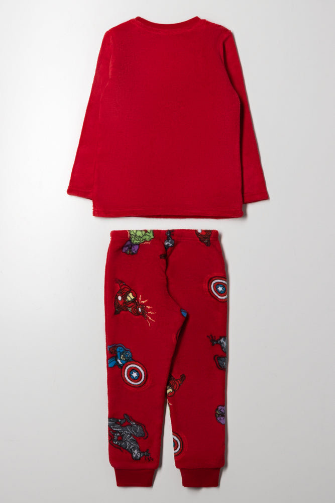 Avengers Long Sleeve Pyjamas Red (3)