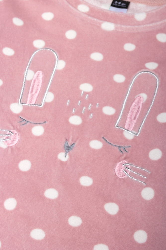 Bunny Pyjama Set Pink