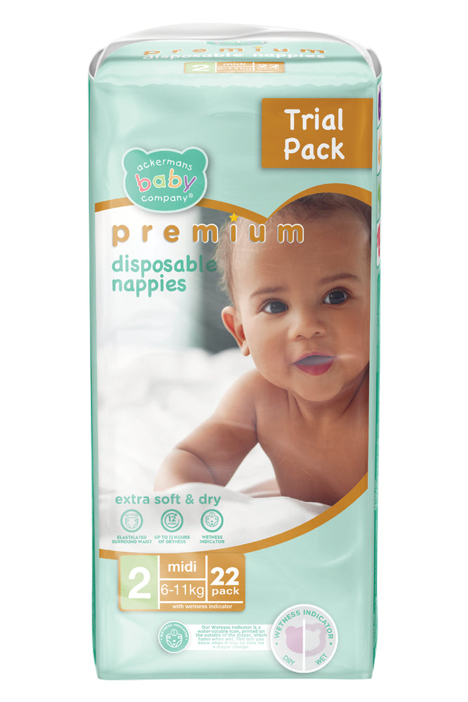ABC Premium Mini Nappies 126'S
