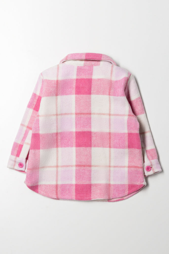 Check Shacket Pink (2)