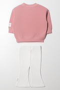 Paw Patrol Crew Neck Tracktop And Leggings Set Pink (3)