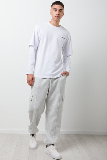 Loose Fit Jogger Trackpants Grey