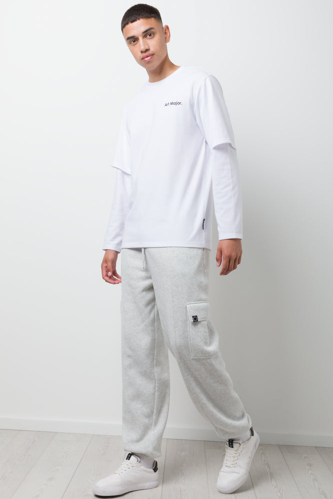 Loose Fit Jogger Trackpants Grey (2)
