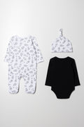3 Piece Set Black & White (4)