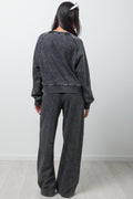Crew Neck Top Dark Grey (2)