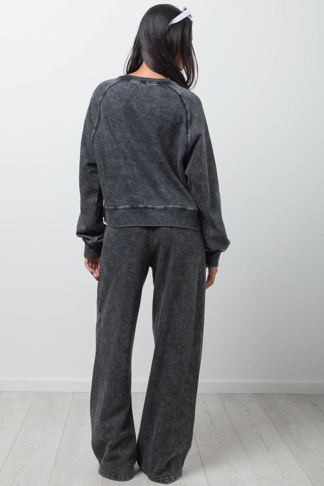 Crew Neck Top Dark Grey (2)