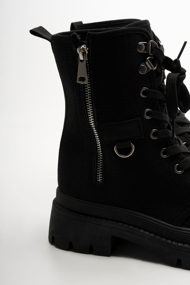 Military Boots Black (2)