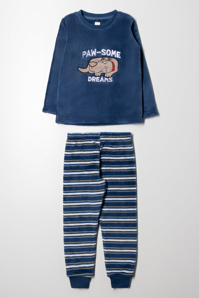 Long Sleeve Pyjamas Blue