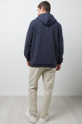Zip Through Hooded Tracktop Navy (2)