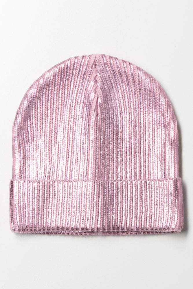 Foil Beanie Purple