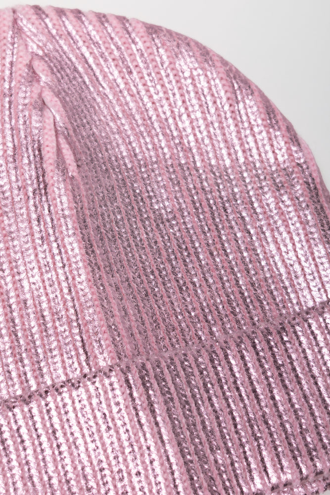 Foil Beanie Purple