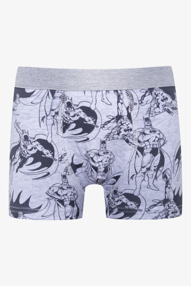 Batman 2 Pack Knit Boxers Yellow & Grey