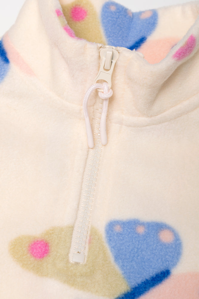 Butterfly Quarter Zip Tracktop Peach (2)