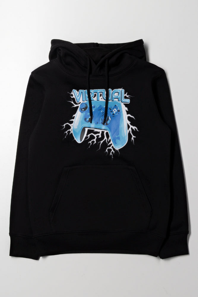 Hooded Tracktop Black