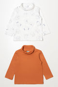 2 Pack Elephant Polonecks Rust And White
