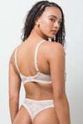 2 Pack Lace Balconette Bras Burgundy And Natural (3)