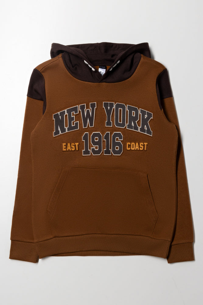 Hooded Tracktop Brown