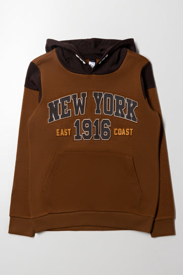 Hooded Tracktop Brown