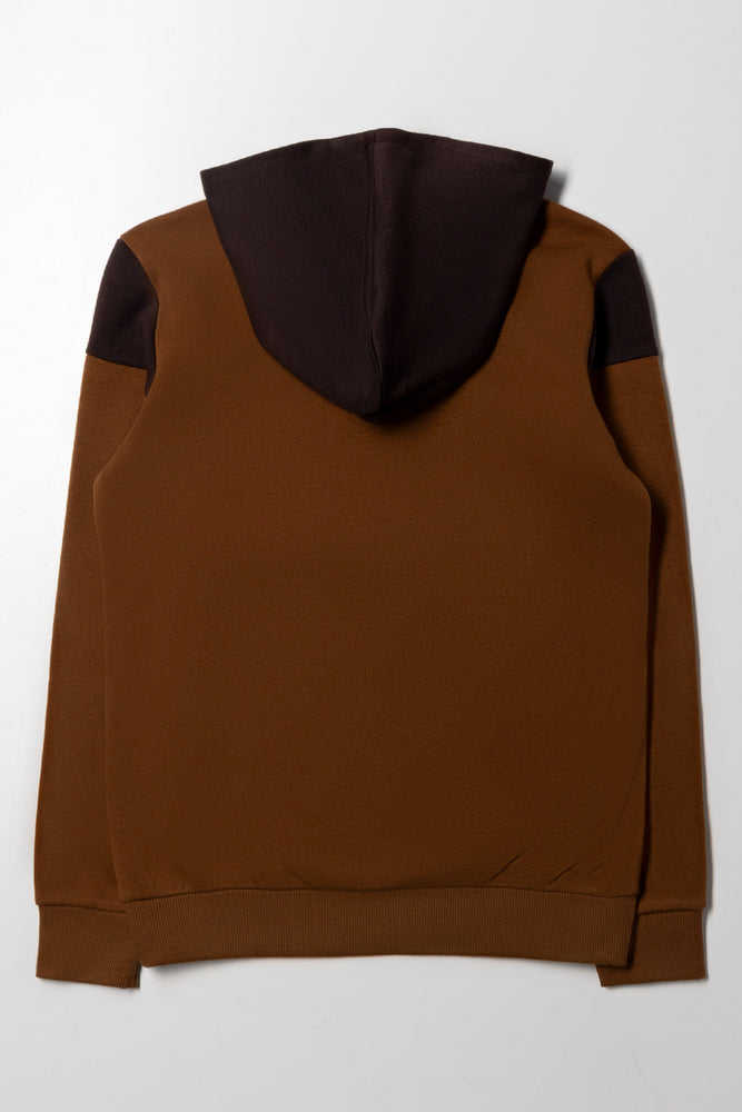 Hooded Tracktop Brown (2)