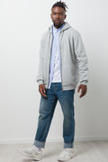 Zip Through Hooded Tracktop Grey (1)