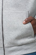 Zip Through Hooded Tracktop Grey (3)