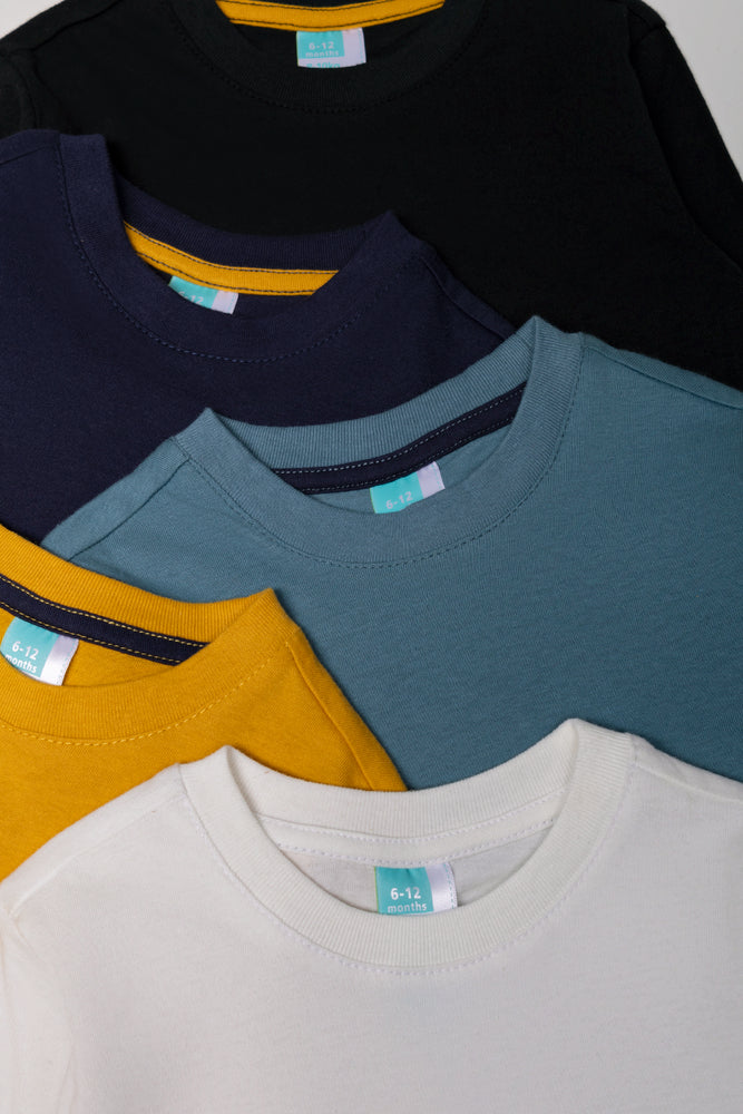 5 Pack T-Shirts Multi