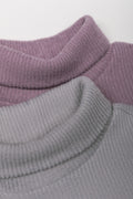 2 Pack Long Sleeve Poloneck Purple And Grey (1)