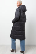 Extra Long Puffer Jacket Black (2)