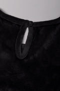 Animal Velour Dress Black (2)