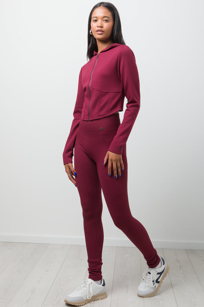 Leggings Burgundy (2)