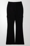 Cargo Flare Leggings Black