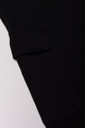 Cargo Flare Leggings Black (1)