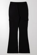 Cargo Flare Leggings Black (3)